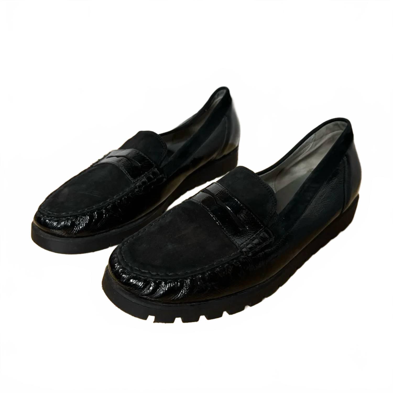 New Waldlaufer Women's Eliza Loafer In Black Combo